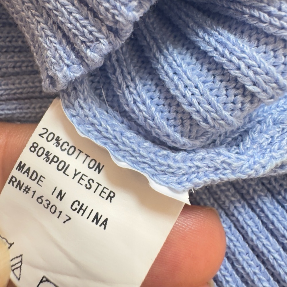 Princess Polly Backless Ribbed Dress in Light Blue - Picture 5 of 7